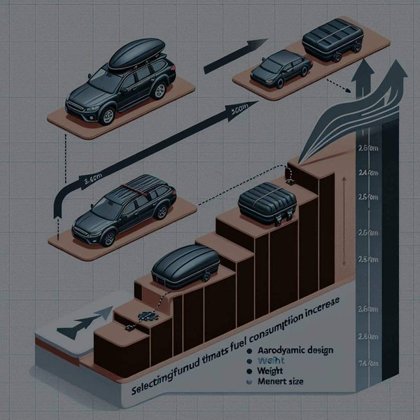 Comment sélectionner un coffre de toit qui n'augmente pas significativement la consommation de carburant ?