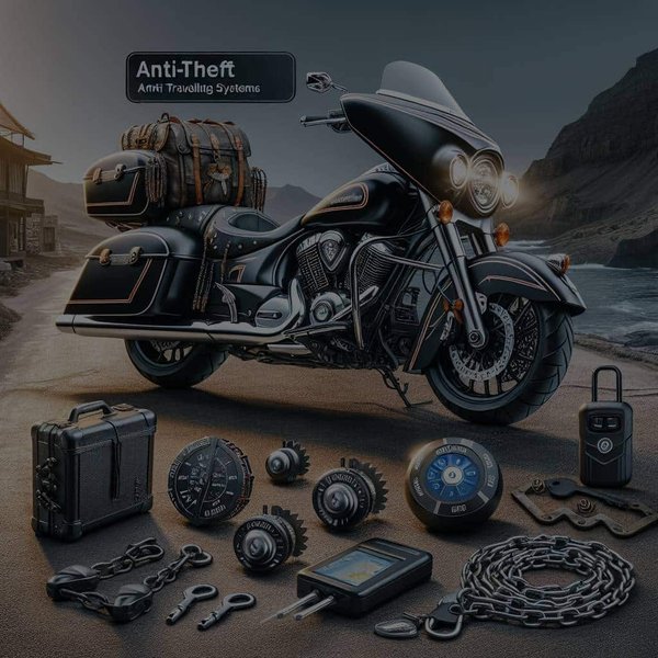 Quels sont les meilleurs systèmes antivol pour une Indian Chieftain lors de voyages itinérants ?